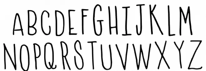 Cute Font Regular Fonte MAIÚSCULAS