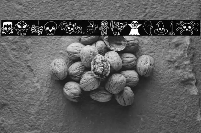 Cute Halloween Drawings Font examples