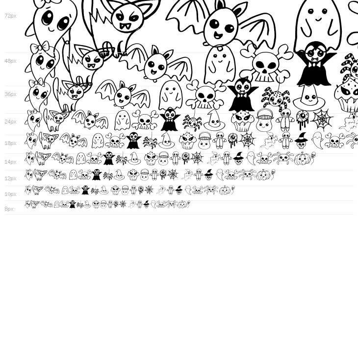 Cute Halloween Drawings Waterfall