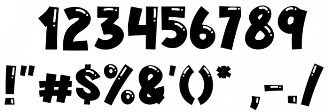 Cute Jellyfish Font OTHER CHARS