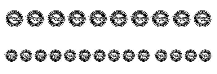 Cute Koala Demo Inline Font OTHER CHARS