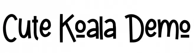 Cute Koala Demo  تنزيل الخطوط