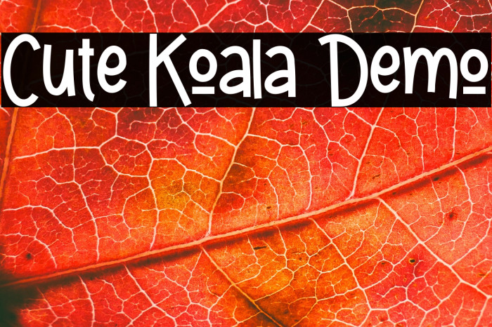 Cute Koala Demo Example 1