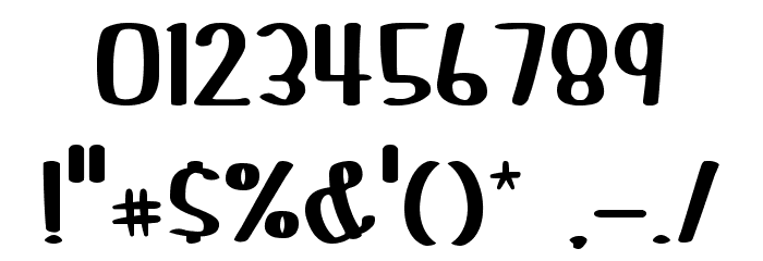 Cute Letters Font OTHER CHARS
