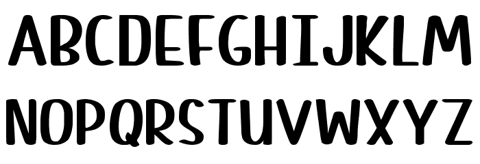 Cute Letters Font LOWERCASE