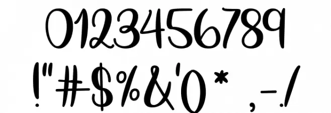 Cute Little Sheep Font OTHER CHARS