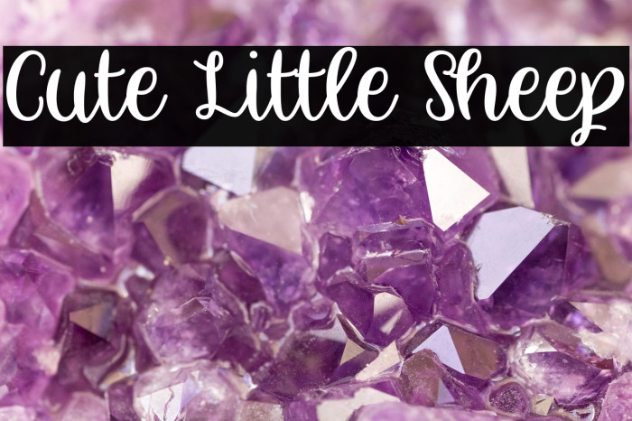 Cute Little Sheep Example 1