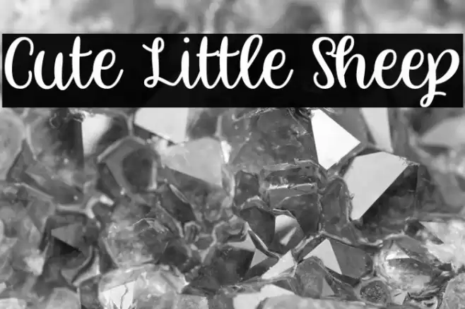 Cute Little Sheep Font examples