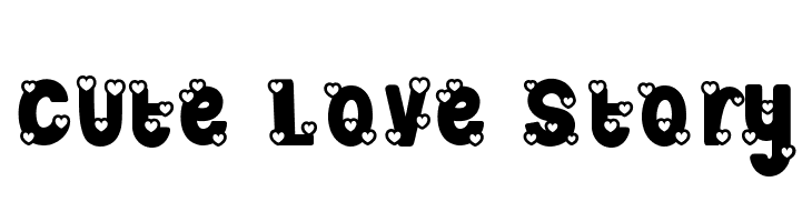 Cute Love Story  les polices de caractères gratuit tlcharger