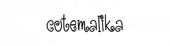 Cute Malika  Frei Schriftart Herunterladen
