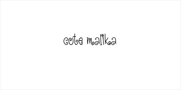 Cute Malika Logo