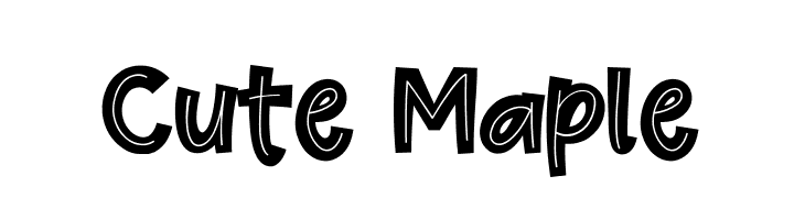 Cute Maple  Descarca Fonturi Gratis