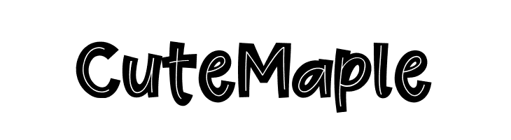Cute Maple  Frei Schriftart Herunterladen