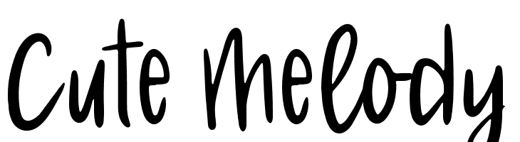 Cute Melody  免费字体下载