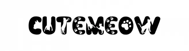 Cute Meow  Frei Schriftart Herunterladen