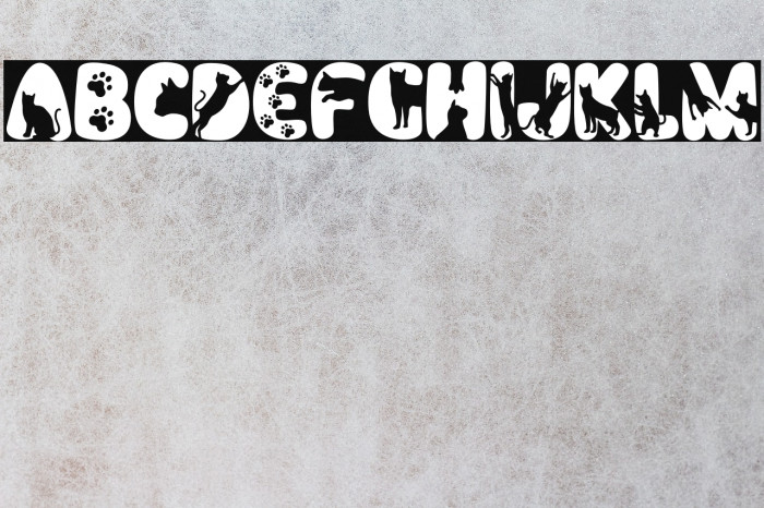 Cute Meow Font examples