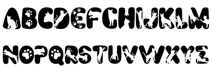 Cute Meow Font LOWERCASE