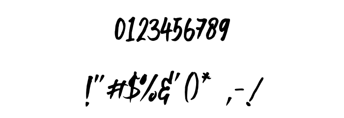 Cute Molly Font OTHER CHARS