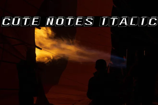 Cute Notes Italic Example 2