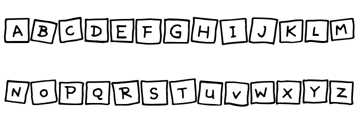 Cute Notes Font LOWERCASE