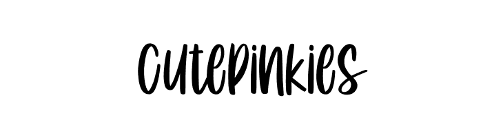 Cute Pinkies  font caratteri gratis