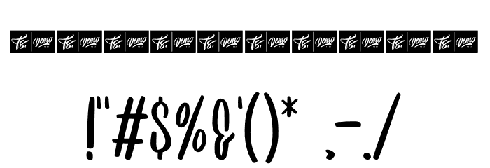 Cute Pinkies Font OTHER CHARS
