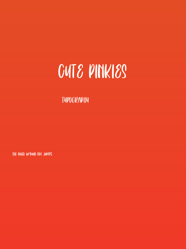 Cute Pinkies Poster