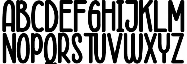 Cute Playful Demo Schriftart Groß