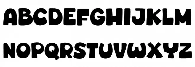 Cute Roti Schriftart Groß