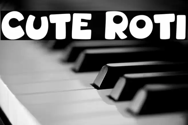 Cute Roti Font examples