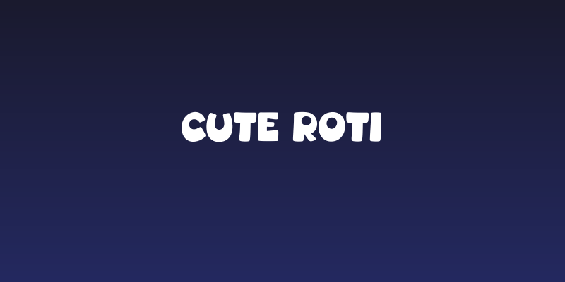 Cute Roti Social Header
