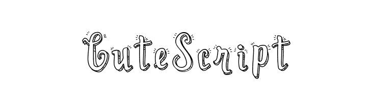 Cute Script  Frei Schriftart Herunterladen