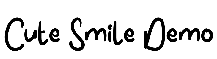 Cute Smile Demo  les polices de caractères gratuit tlcharger