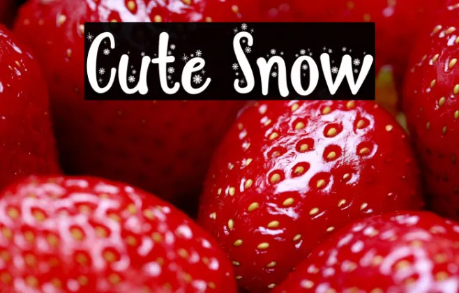Cute Snow Example 1