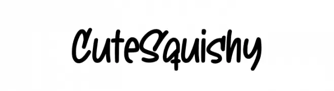 Cute Squishy Schriftart