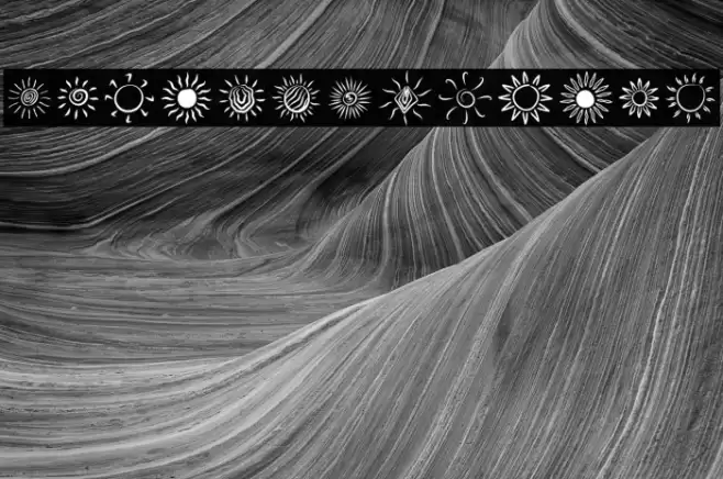 Cute Sun Caratteri examples