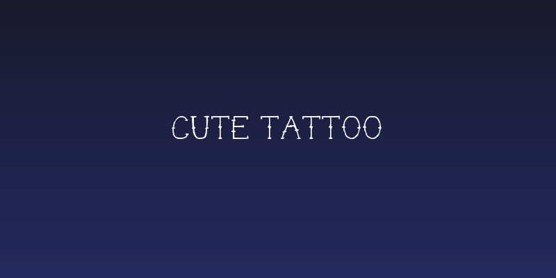 Cute Tattoo Social Header