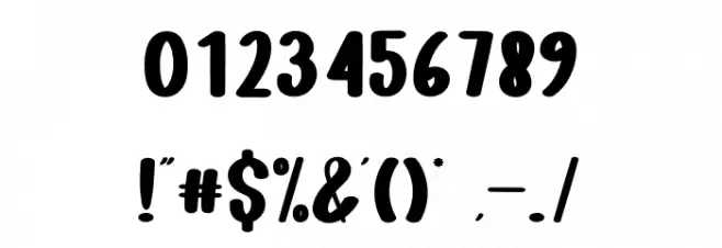 Cute Teddy Bear Font OTHER CHARS