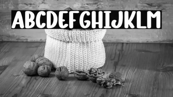 Cute Teddy Bear Font examples