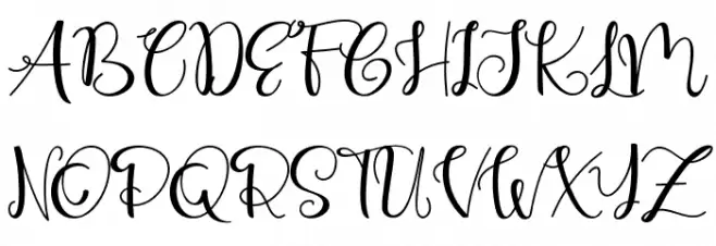 Cute Thing Script (Demo) Fonte MAIÚSCULAS