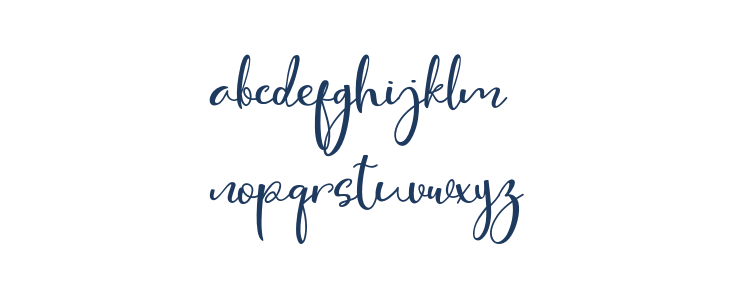 Cute Thing Script (Demo) Lowercase