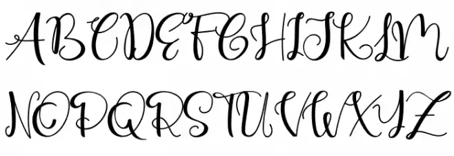 Cute Thing Script [Demo] Schriftart Groß