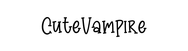 Cute Vampire  免费字体下载