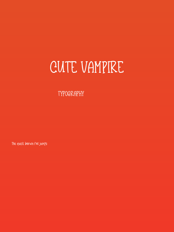 Cute Vampire Poster