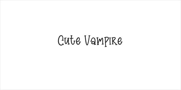 Cute Vampire Logo
