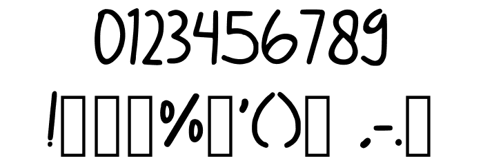 Cute Woman Regular Font OTHER CHARS