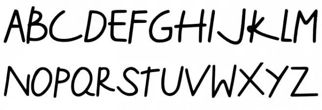 Cute Woman Regular Schriftart Groß