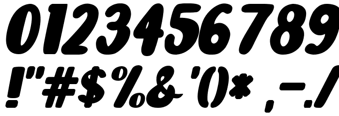 Cute 'n' Cuddly Italic Caratteri ALTRI CARATTERI
