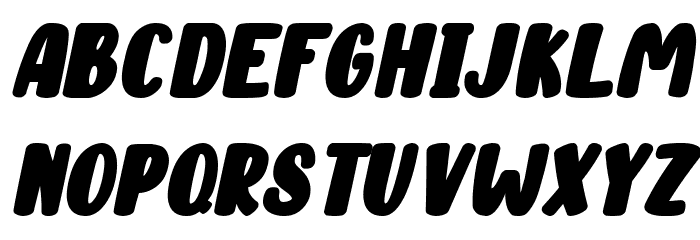 Cute 'n' Cuddly Italic Caratteri MINUSCOLO