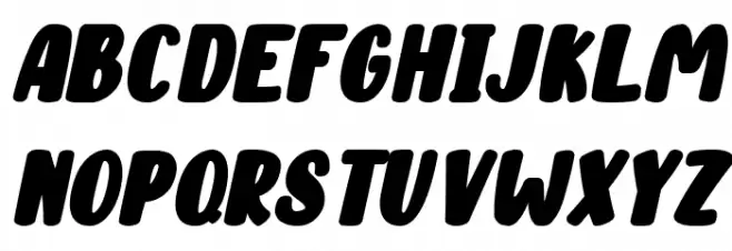 Cute 'n' Cuddly Italic 字体 小写